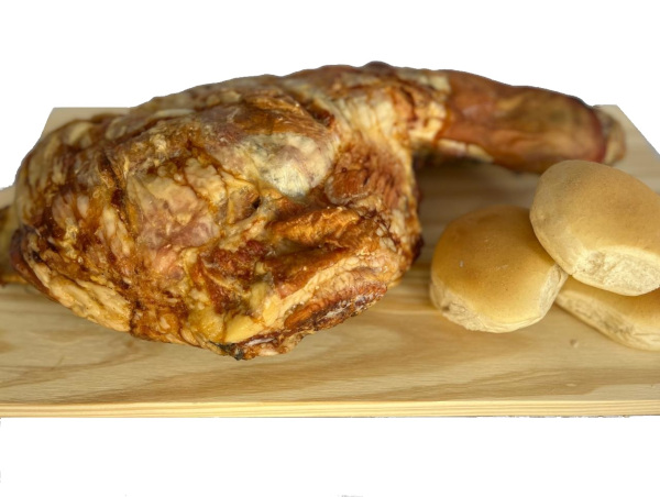 Pernil Paleta 10 - 15 personas + 40 panes + 4 salsas
